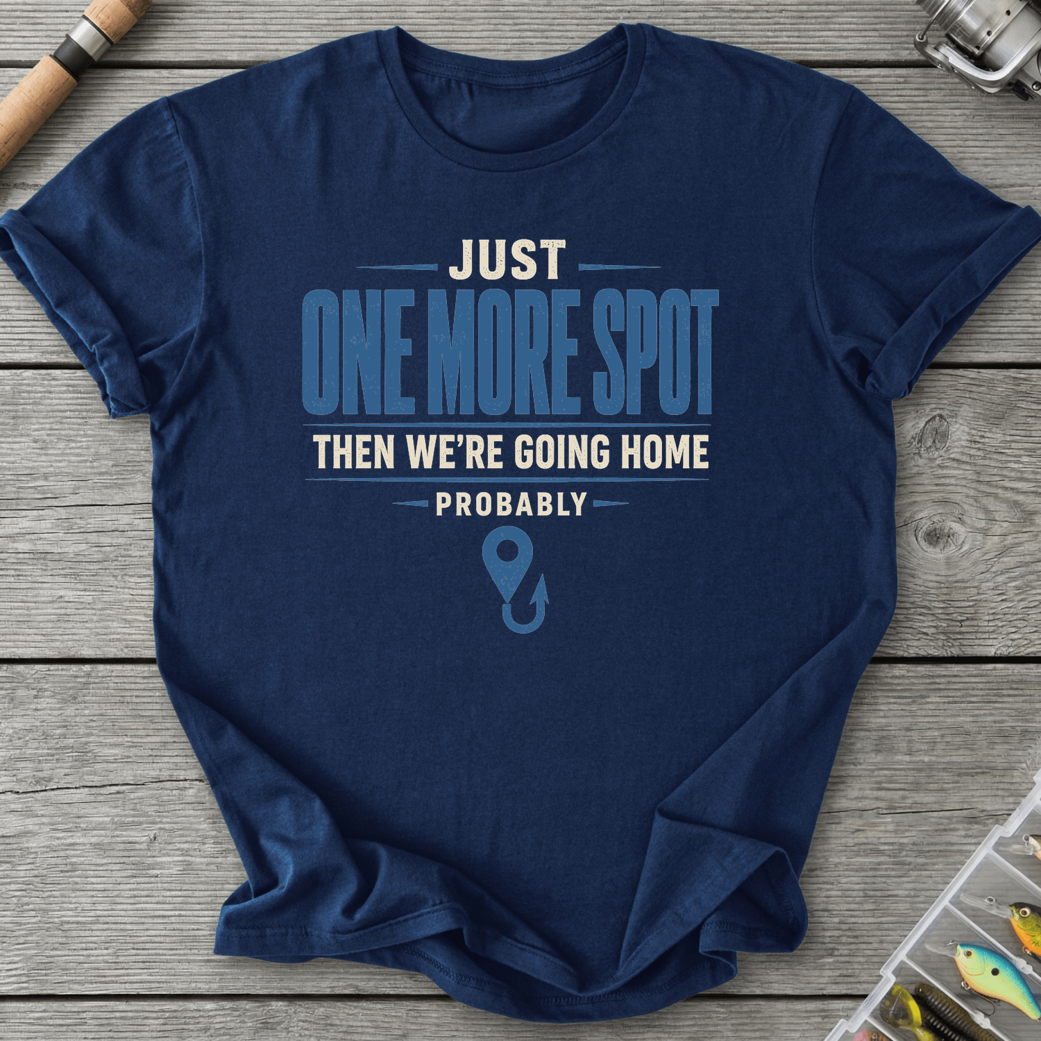 Just One More Spot T-Shirt in Navy | River Giants Club