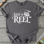 Keep It Reel T-Shirt in Charcoal | River Giants Club