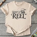 Keep It Reel T-Shirt in Sand | River Giants Club