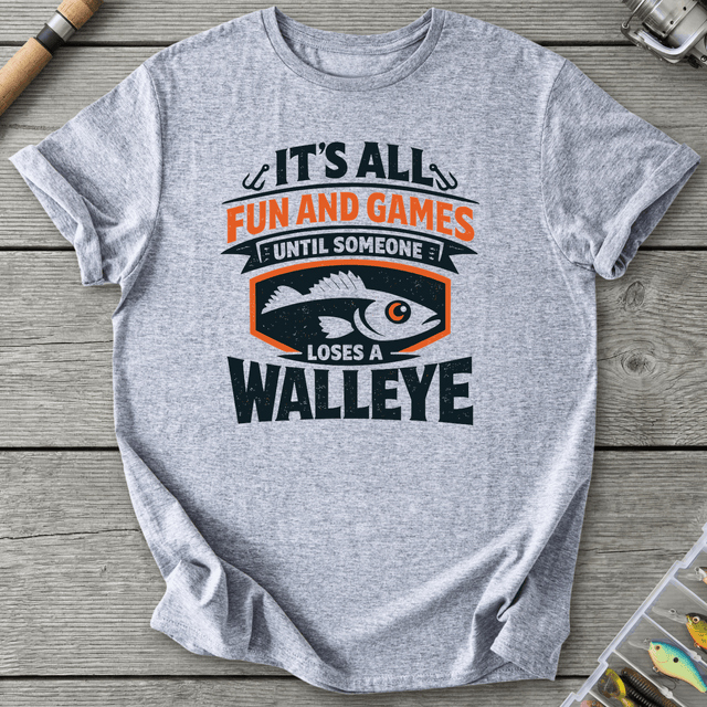 Loses A Walleye Fishing Pun T-Shirt