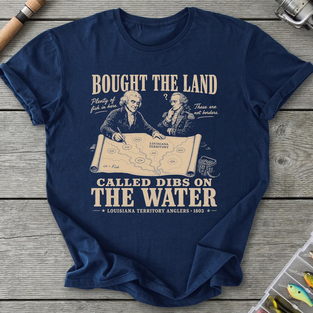 Louisiana Territory Anglers T-Shirt in Navy | River Giants Club