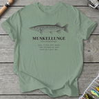 MUSKELLUNGE Definition T-Shirt in Sage | River Giants Club