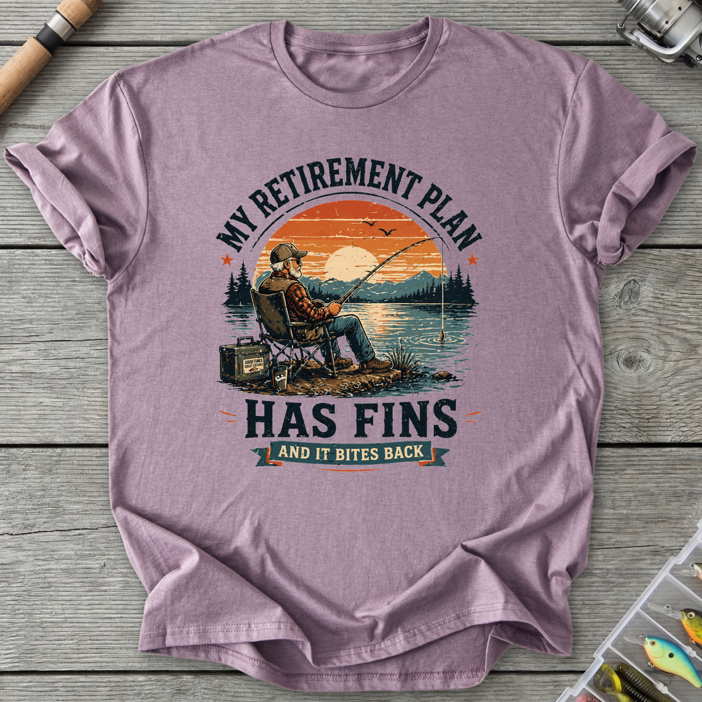 My Retirement Plan Has Fins T-Shirt in Paragon | River Giants Club
