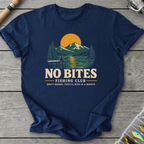 NO BITES Fishing Club T-Shirt in Navy | River Giants Club