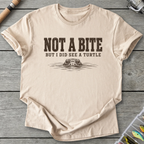 Not A Bite But I Did See A Turtle T-Shirt in Sand | River Giants Club