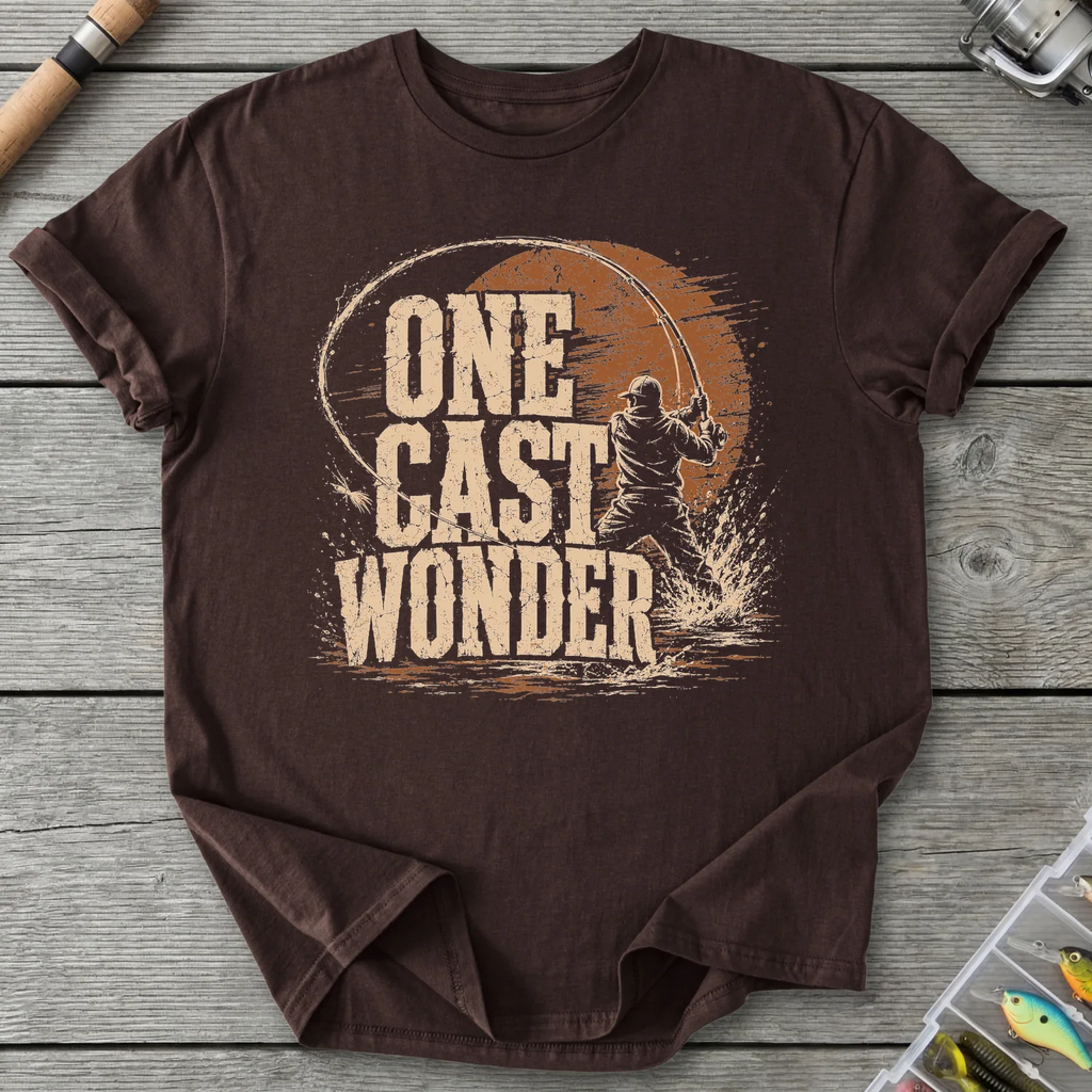 One Cast Wonder T-Shirt in Dark Chocolate | River Giants Club