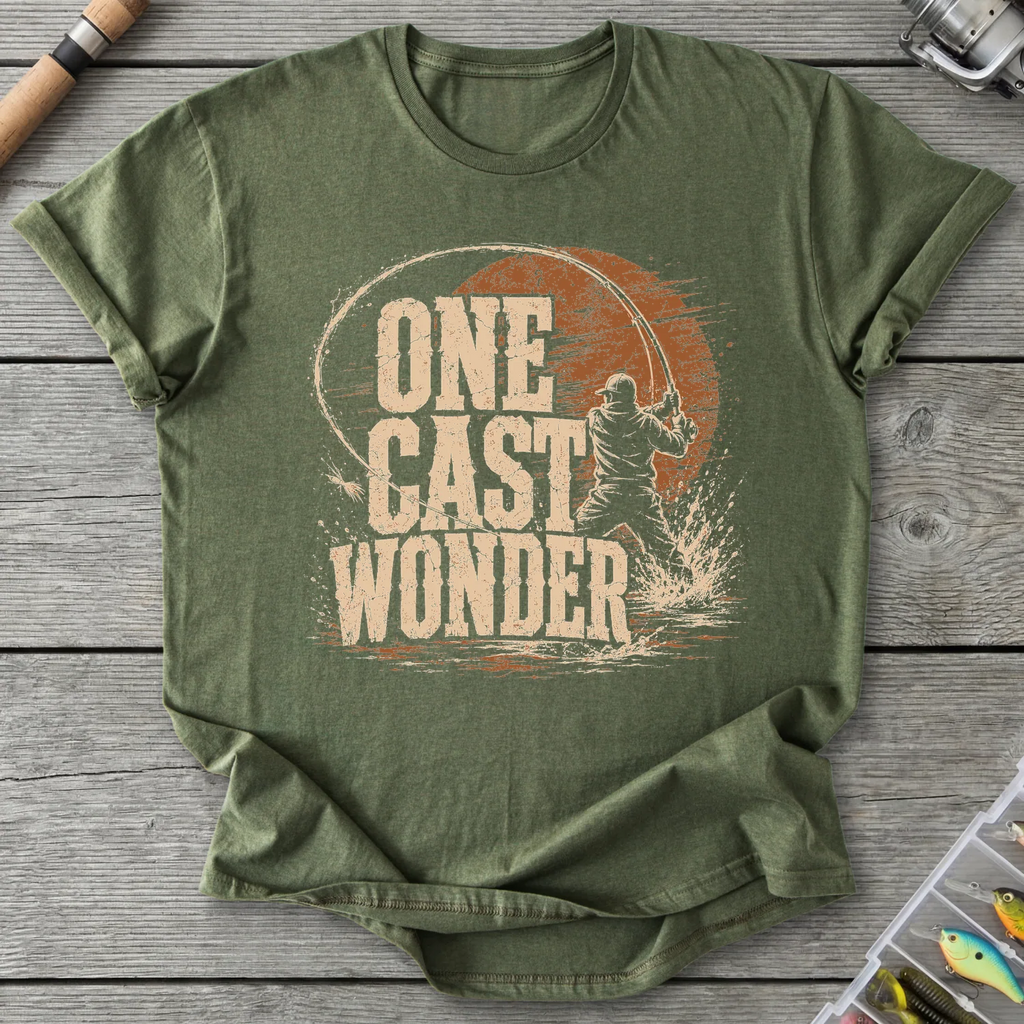 One Cast Wonder T-Shirt in Military Green | River Giants Club