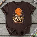 One More Cast After Midnight T-Shirt in Dark Chocolate | River Giants Club