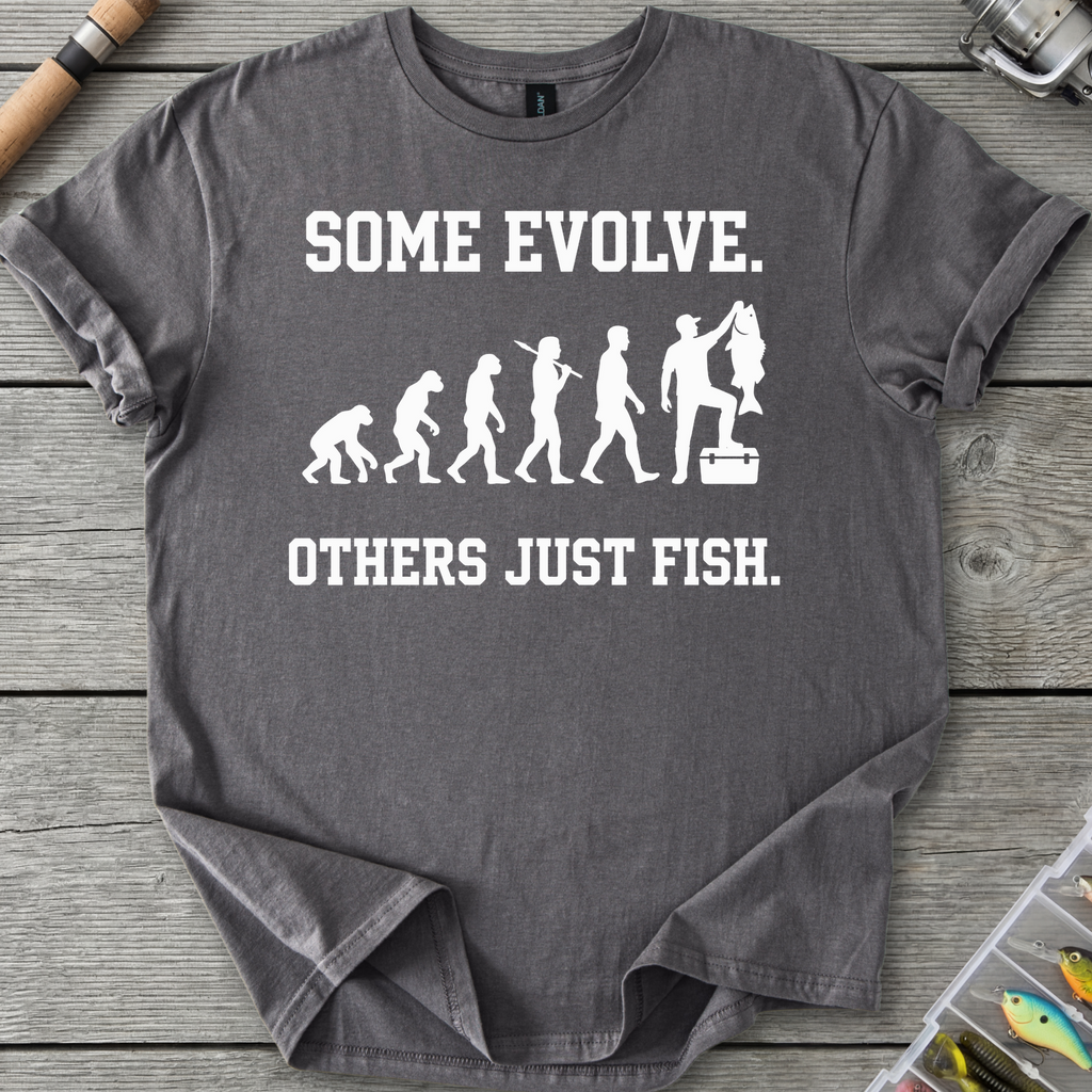 Others Just Fish T-Shirt in Charcoal | River Giants Club
