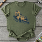 Otter's Prized Catch T-Shirt in Military Green | River Giants Club