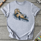 Otter's Prized Catch T-Shirt in Sport Grey | River Giants Club