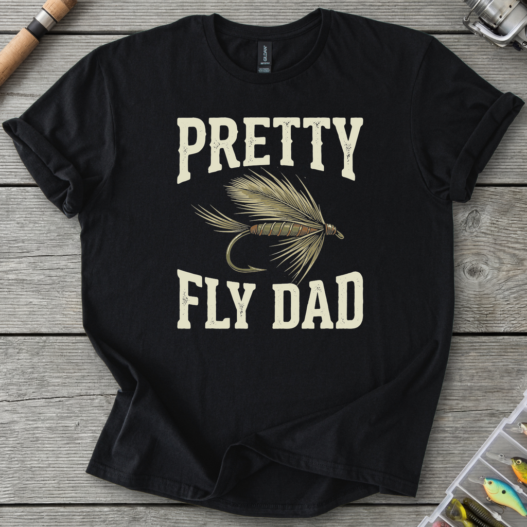 Pretty Fly Dad T-Shirt in Black | River Giants Club