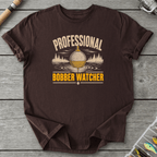 Professional Bobber Watcher T-Shirt in Dark Chocolate | River Giants Club