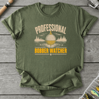 Professional Bobber Watcher T-Shirt in Military Green | River Giants Club
