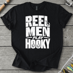 Reel Men Play Hooky T-Shirt in Black | River Giants Club