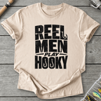 Reel Men Play Hooky T-Shirt in Sand | River Giants Club
