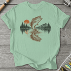 Reflect Bass T-Shirt in Mint Green | River Giants Club