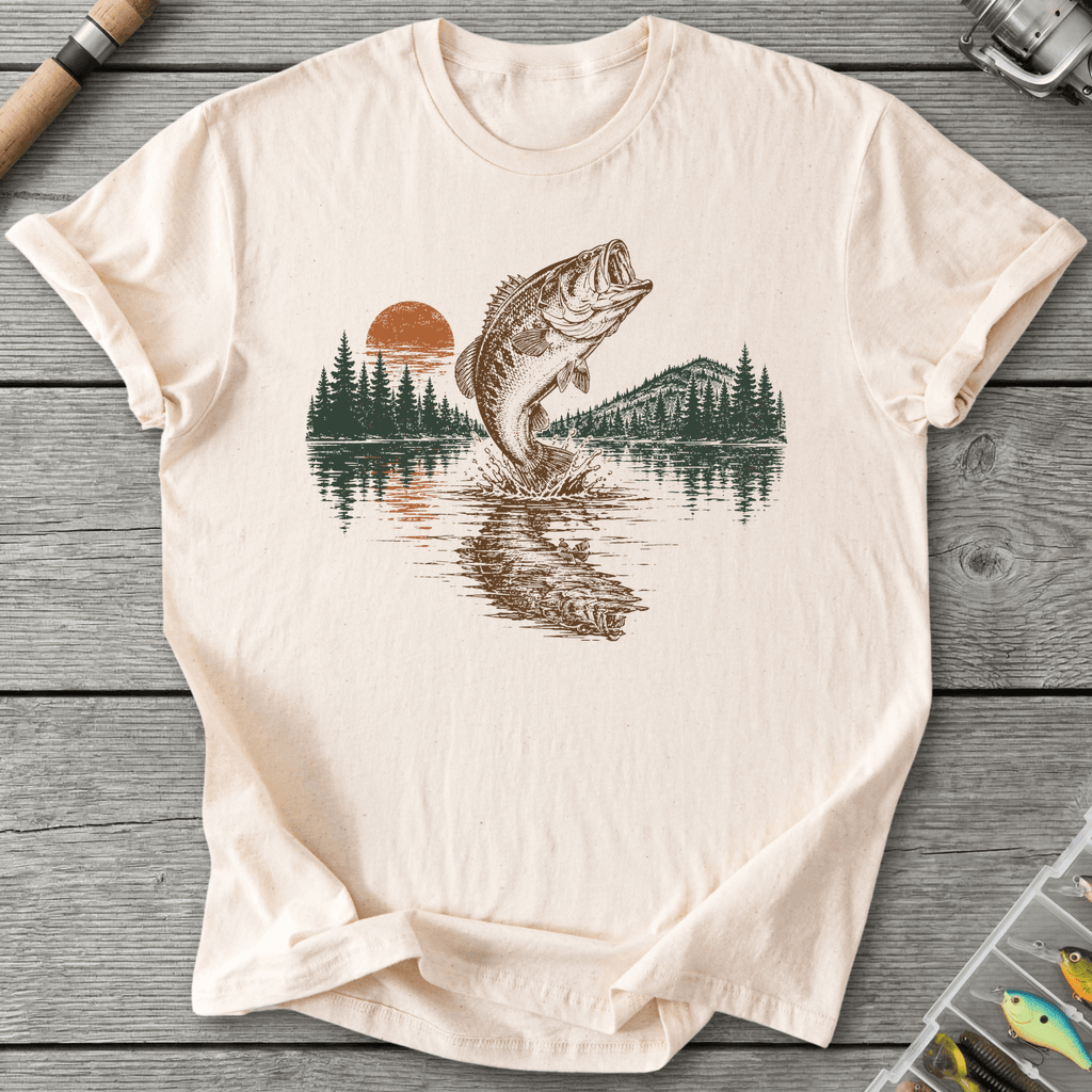 Reflect Bass T-Shirt in Natural | River Giants Club
