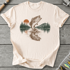 Reflect Bass T-Shirt in Natural | River Giants Club