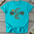 Reflect Bass T-Shirt in Tropical Blue | River Giants Club