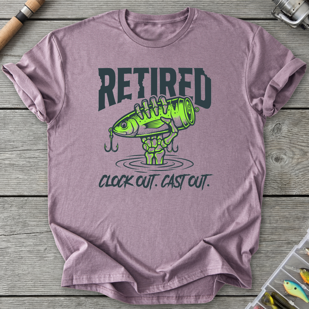 Retired Clock Out Cast Out T-Shirt in Paragon | River Giants Club