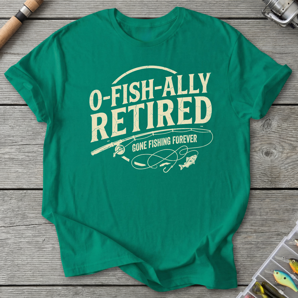 Retired Forever T-Shirt in Kelly Green | River Giants Club