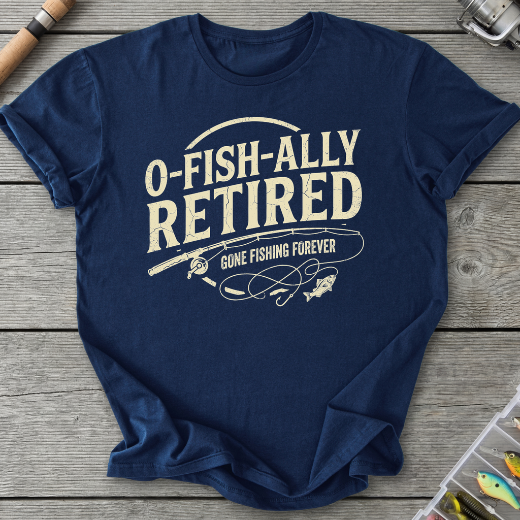 Retired Forever T-Shirt in Navy | River Giants Club