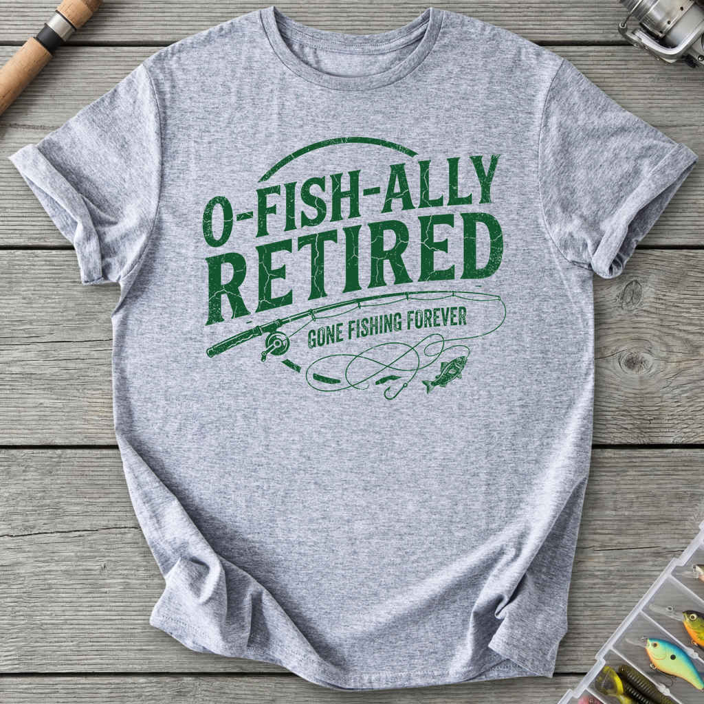 Retired Forever T-Shirt in Sport Grey | River Giants Club