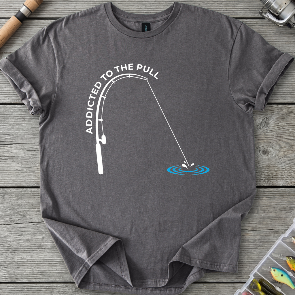 Addicted to the Pull T-Shirt — Charcoal | River Giants Club