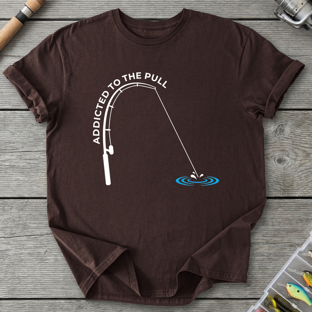 Addicted to the Pull T-Shirt — Dark Chocolate | River Giants Club