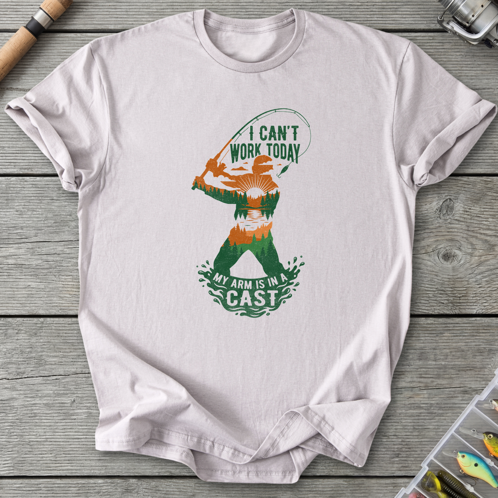 Arm in a Cast T-Shirt — Ice Grey | River Giants Club