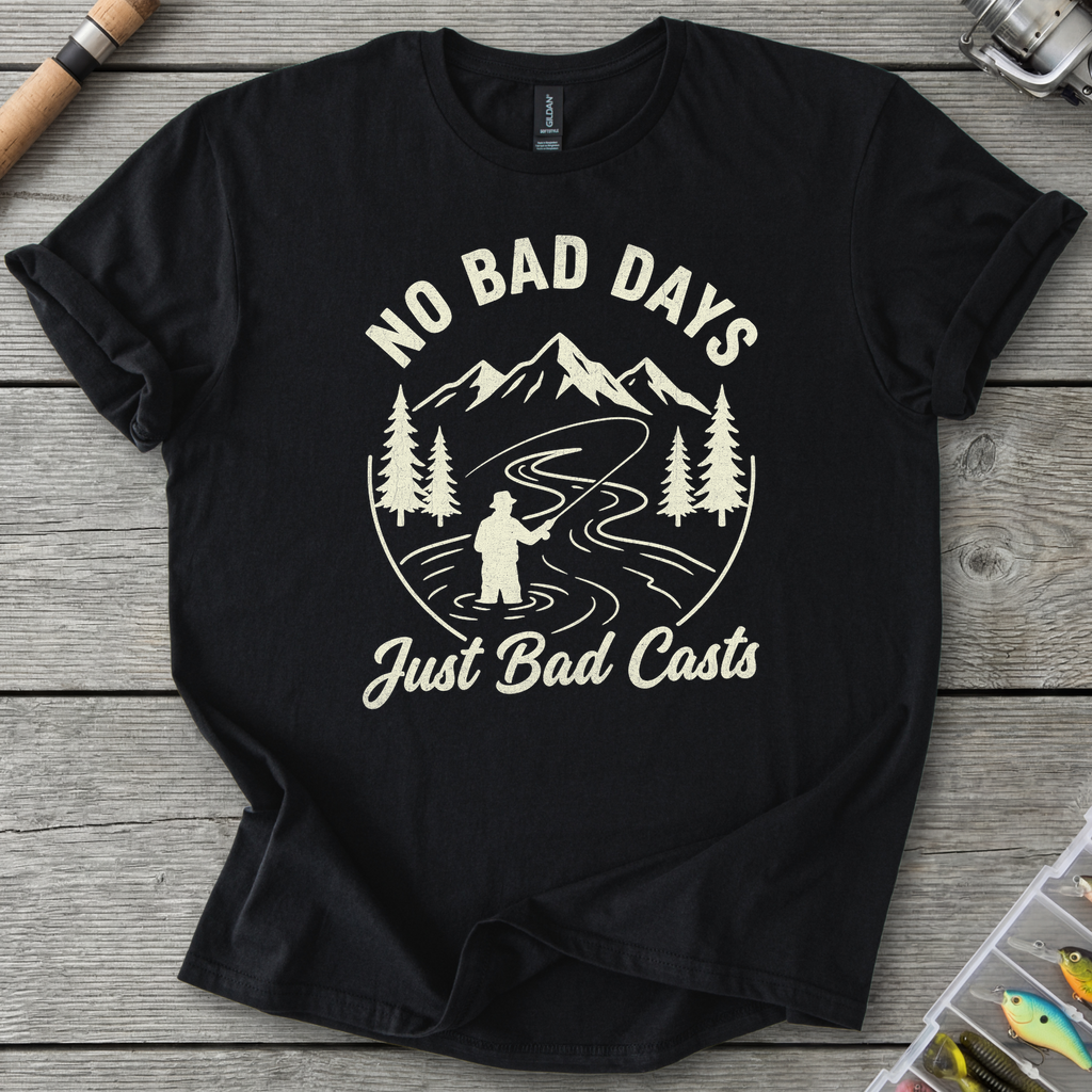 Bad Casts T-Shirt — Black | River Giants Club