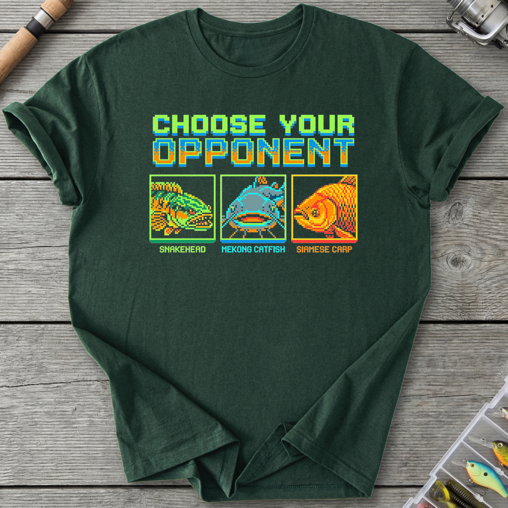 Choose Your Opponent T-Shirt — Forest Green | River Giants Club