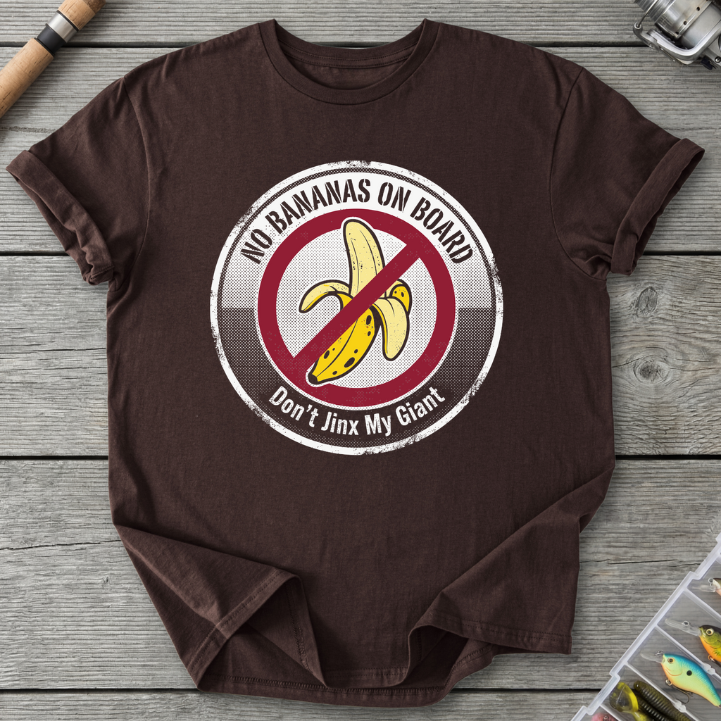 Don't Jinx My Giant T-Shirt — Dark Chocolate | River Giants Club