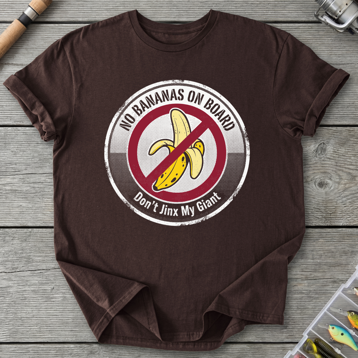 Don't Jinx My Giant T-Shirt — Dark Chocolate | River Giants Club
