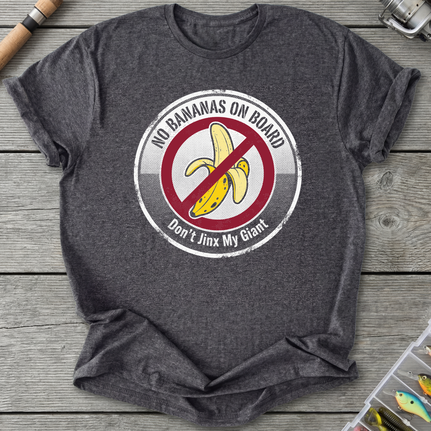 Don't Jinx My Giant T-Shirt — Dark Heather Grey | River Giants Club
