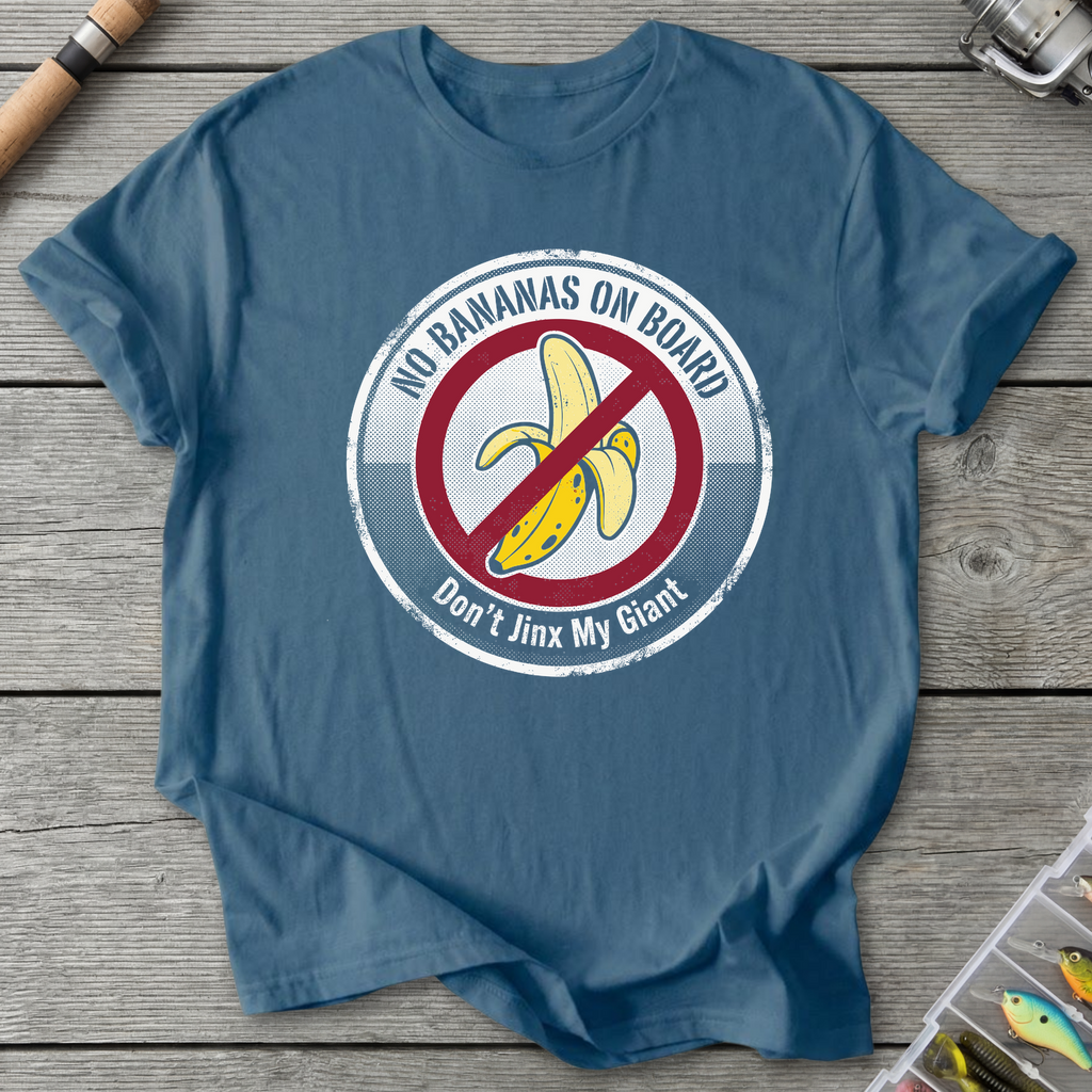 Don't Jinx My Giant T-Shirt — Indigo Blue | River Giants Club