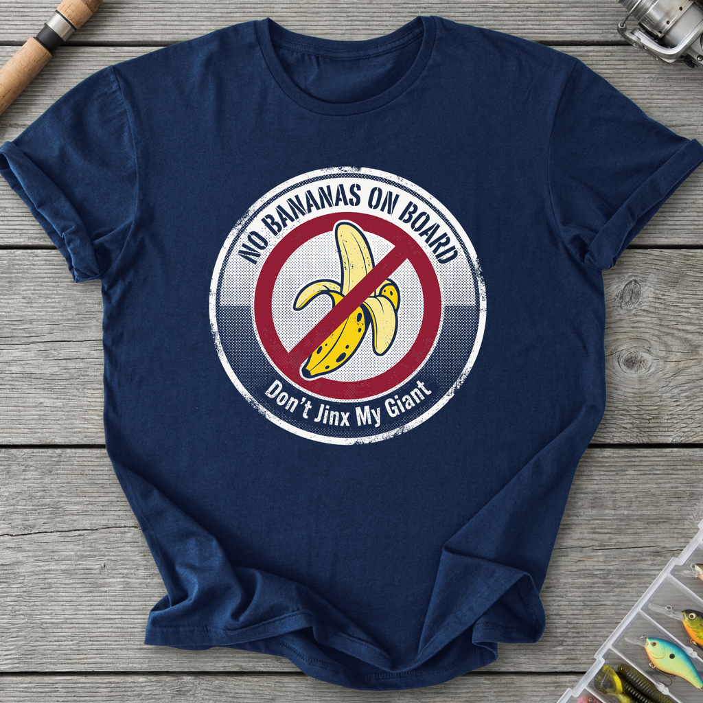 Don't Jinx My Giant T-Shirt — Navy | River Giants Club