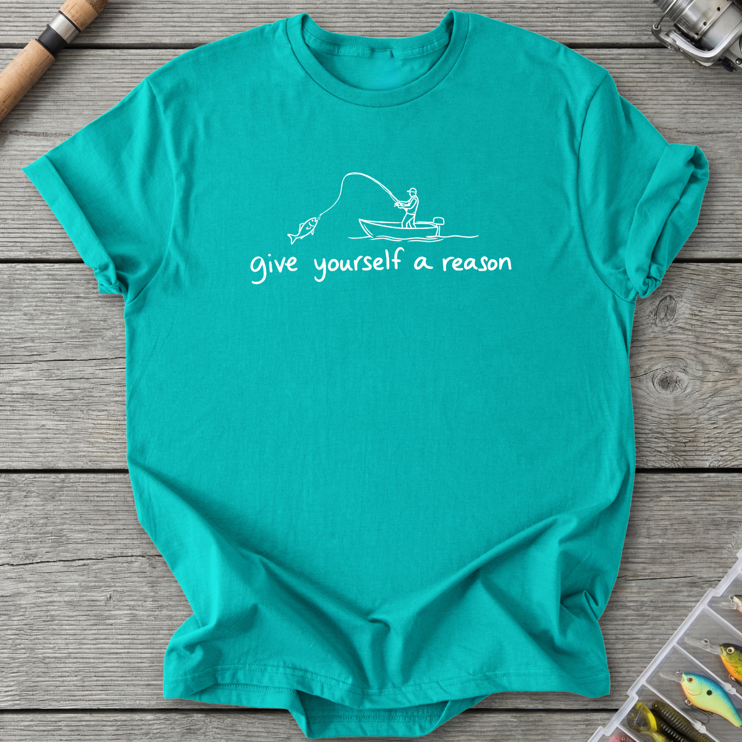 Give Yourself a Reason T-Shirt — Jade Dome | River Giants Club