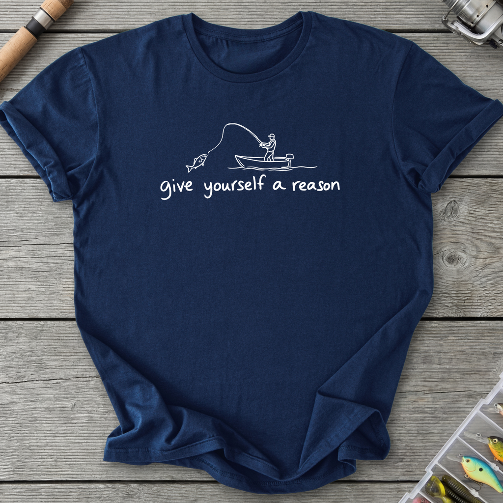 Give Yourself a Reason T-Shirt — Navy | River Giants Club