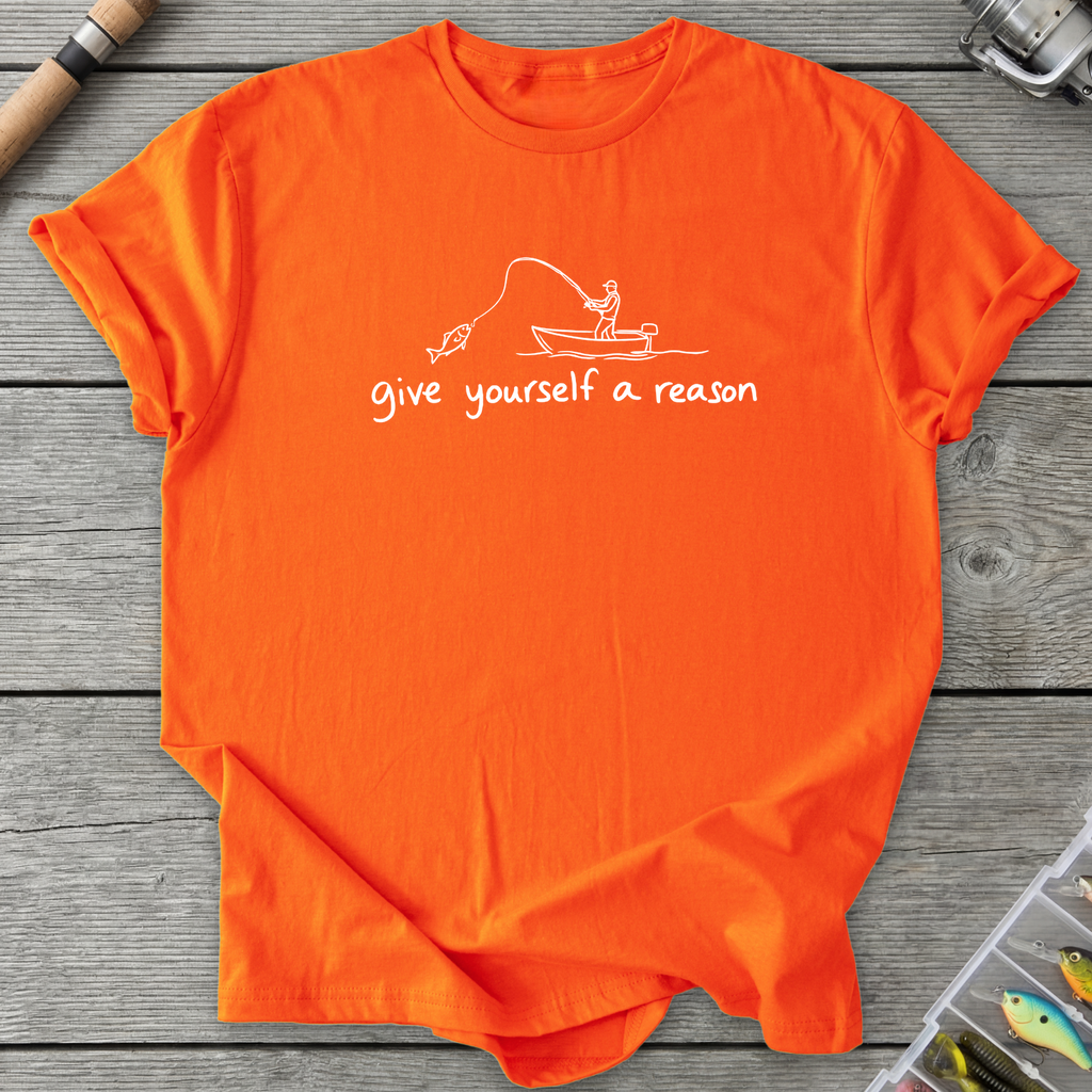 Give Yourself a Reason T-Shirt — Orange | River Giants Club