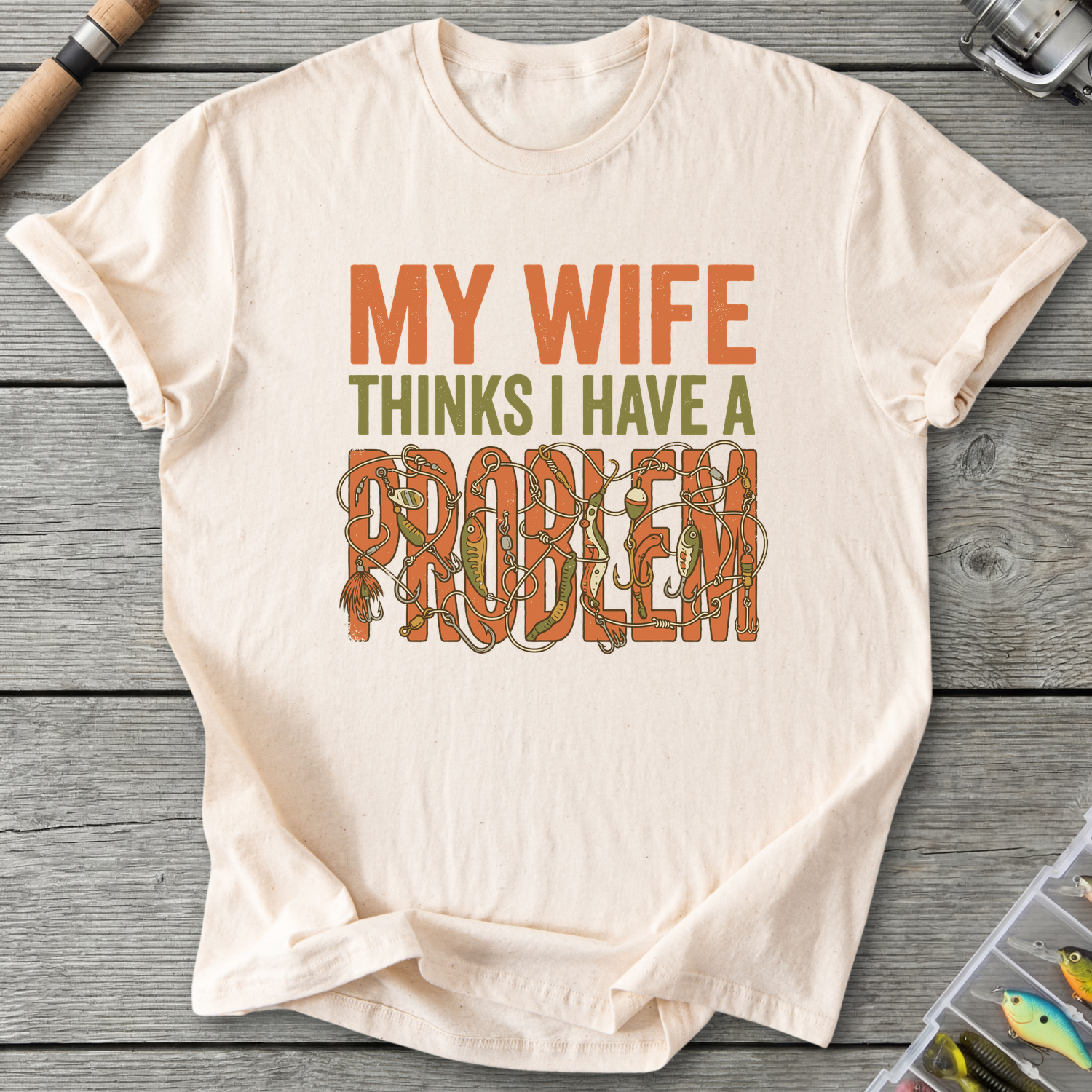 I Have a Problem T-Shirt — Natural | River Giants Club