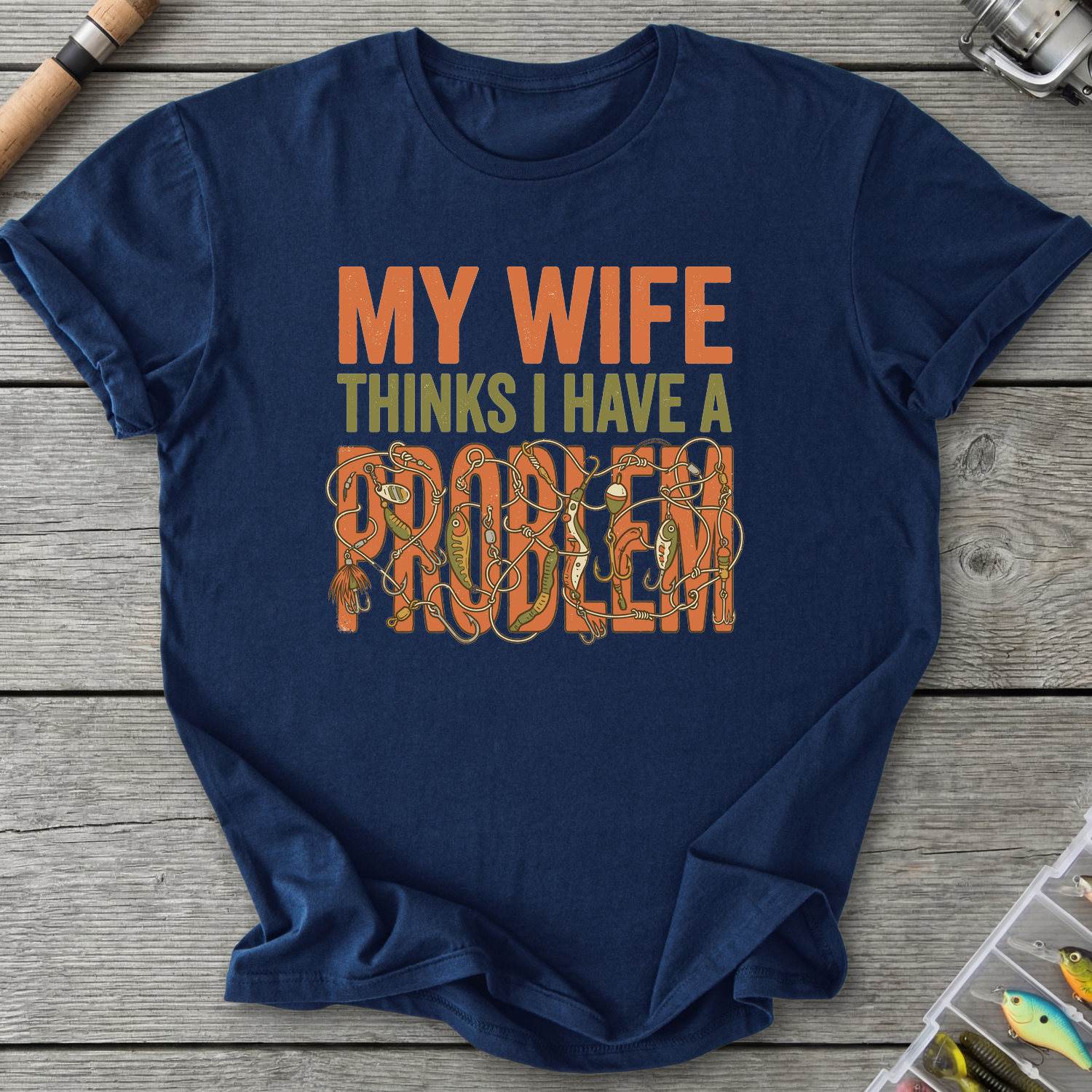 I Have a Problem T-Shirt — Navy | River Giants Club