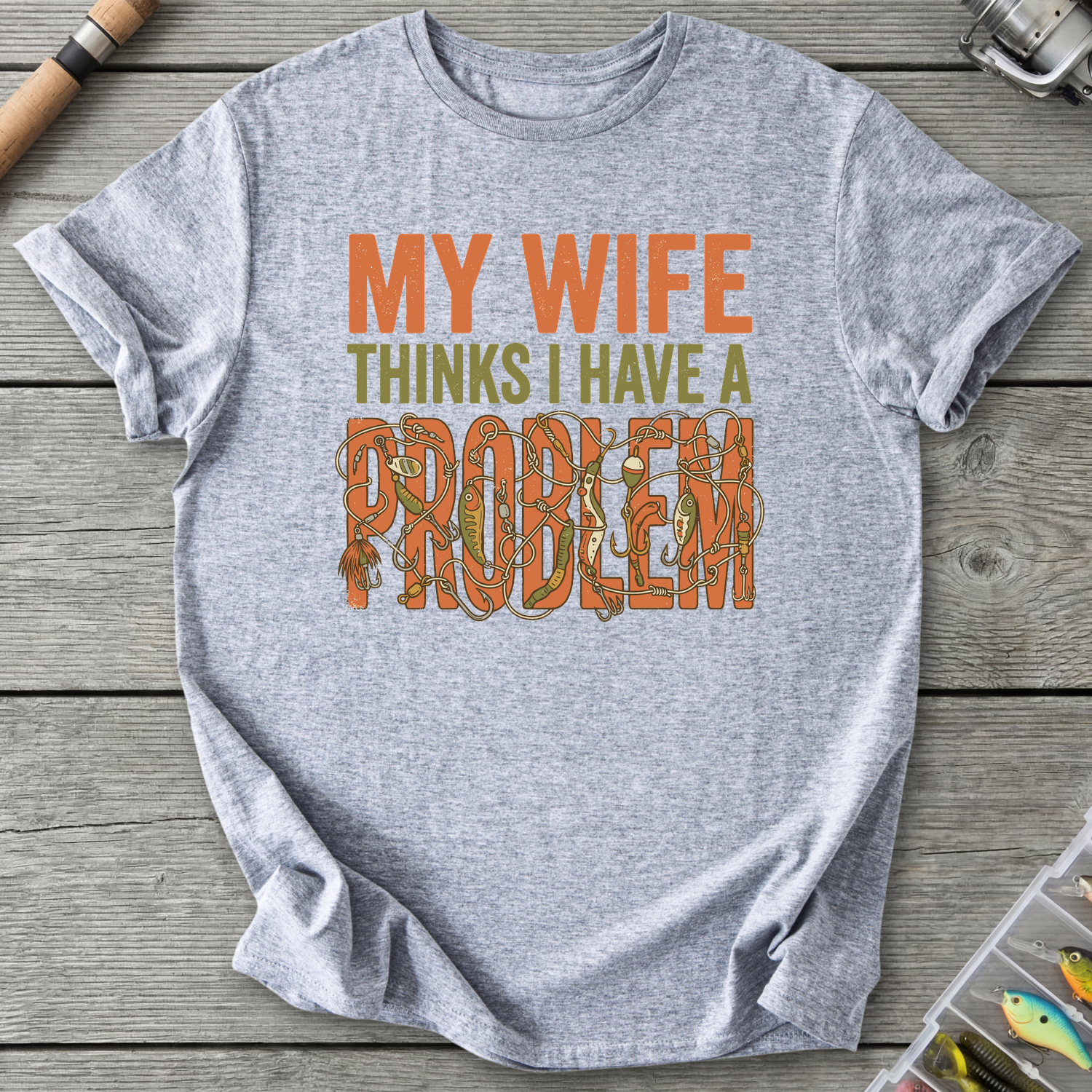 I Have a Problem T-Shirt — Sport Grey | River Giants Club