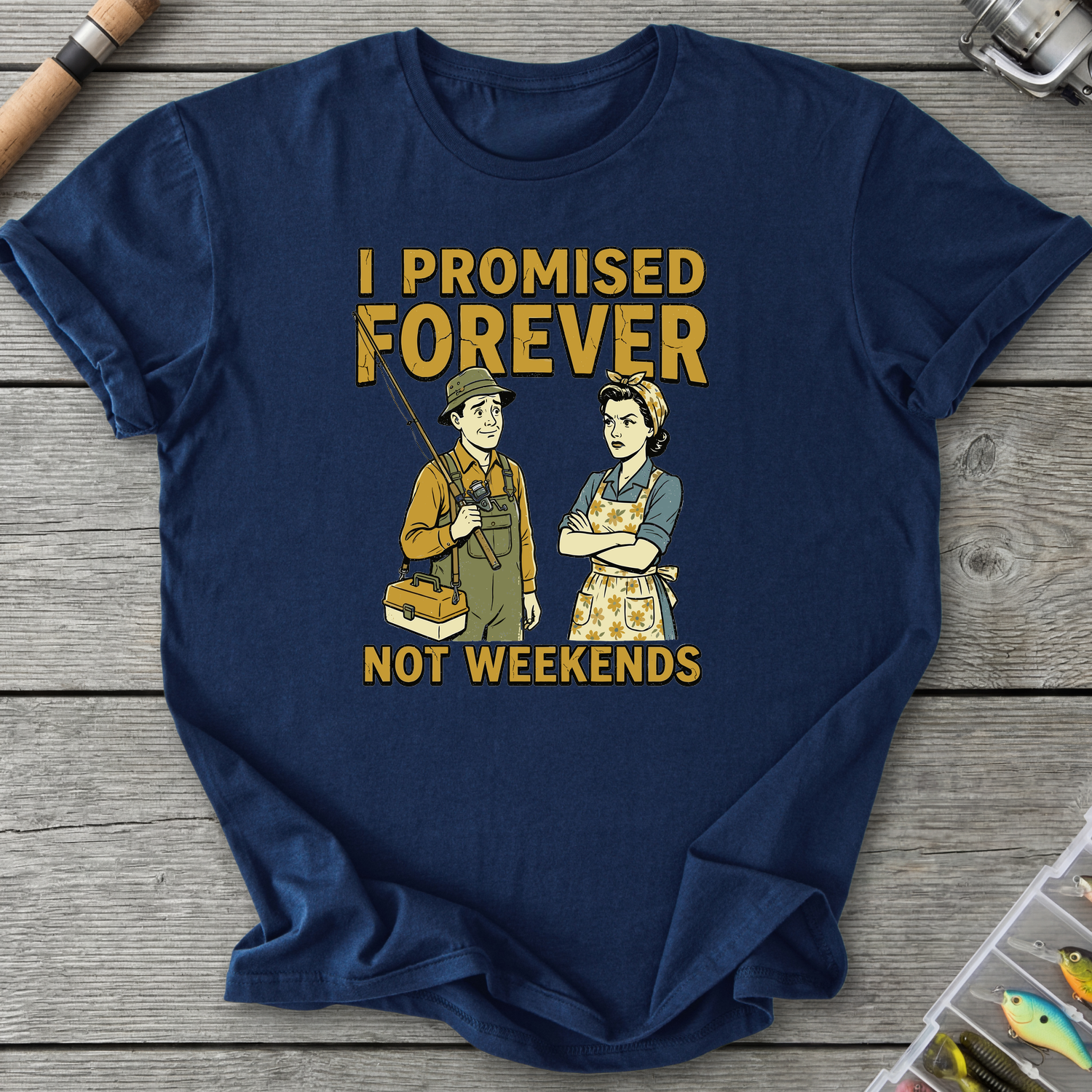 I Promised Forever T-Shirt — Navy | River Giants Club