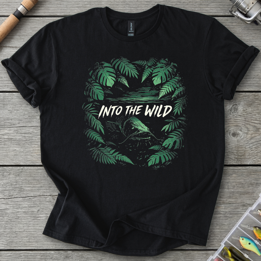 Into The Wild T-Shirt — Black | River Giants Club