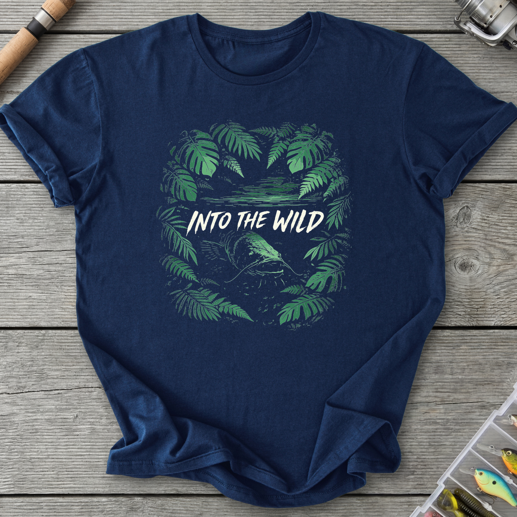 Into The Wild T-Shirt — Navy | River Giants Club
