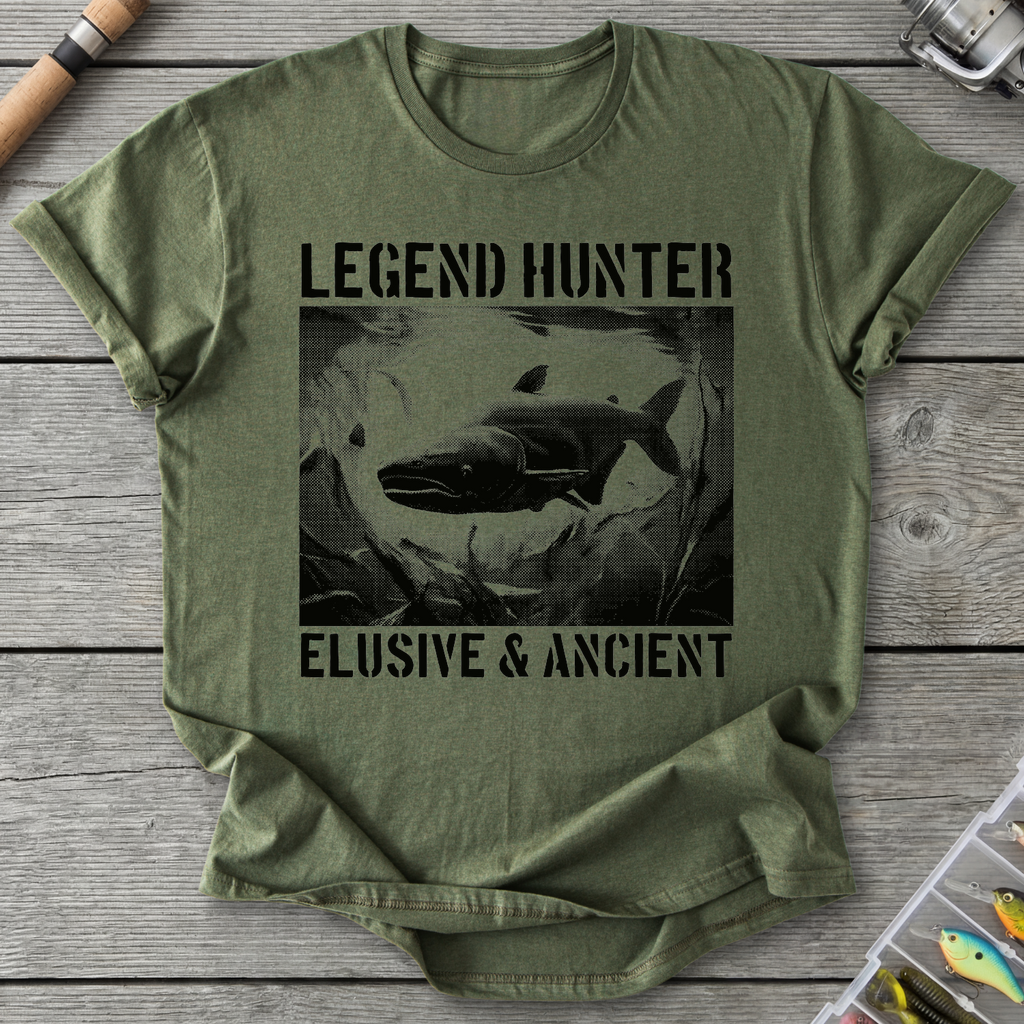Legend Mekong Catfish T-Shirt — Military Green | River Giants Club