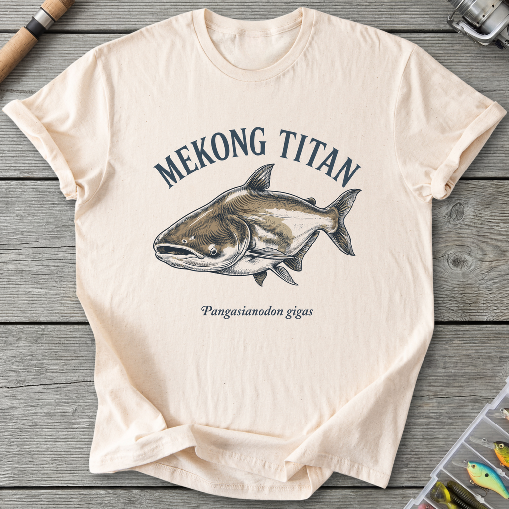 Mekong Catfish T-Shirt — Natural | River Giants Club