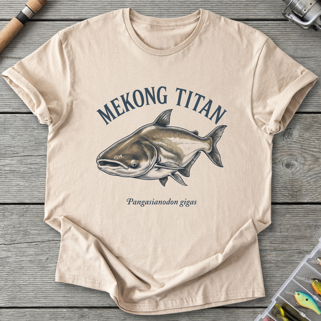 Mekong Catfish T-Shirt — Sand | River Giants Club